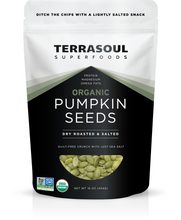 Pumpkin Seeds (Dry Roasted, Salted, Organic)